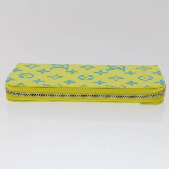 LOUIS VUITTON Playground Zippy Wallet Vertical Wallet Yellow M82005 Auth 48507SM - Picture 7 of 16